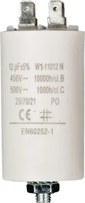 Obrázok produktu pre Fixapart W1-11012N, Fixed capacitor, Cylindrický, Biela, 12000 nF, 5%, 450 V