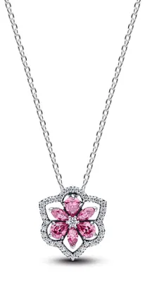 Produktbild von Herbarium Blume Halskette für Damen, Timeless, Silber von PANDORA