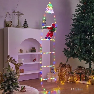 Produktbild von LED-Kerstbaum-Verlichtung, Wasserfest, 3 Meter, 12 Stufen, USB, Weiß