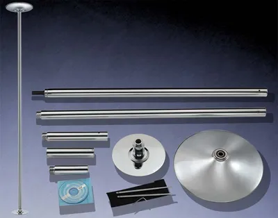 Produktbild von Profi Edelstahl Pole Dance Stange ohne bohren Poledance Tanzstange  Dance Gogo Strip Tanz Fitnessstange