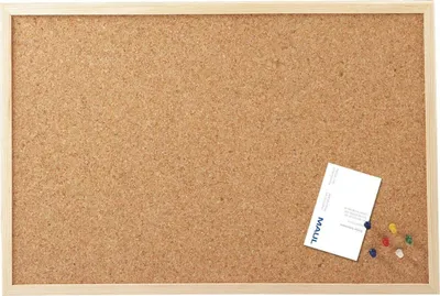 Produktbild von MAUL 2706170, Feste Pinnwand, Holz, Kork, 100 x 60 mm, Holz, Holz