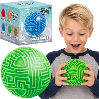 Produktbild von WOOPIE Grüne Kugel 3D-Labyrinth Geschicklichkeitsspiel Amaze Ball