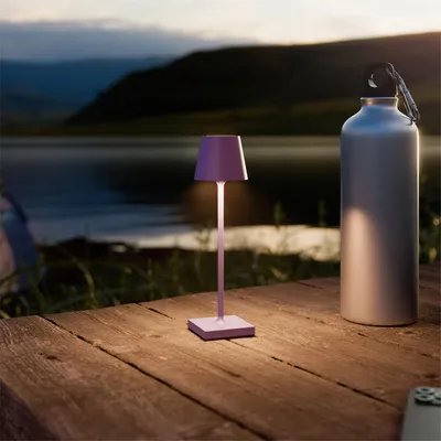 Productafbeelding van Sigor Akku-tafellamp, model NUINDIE USB-C, compact formaat (210 mm), kleur: violet