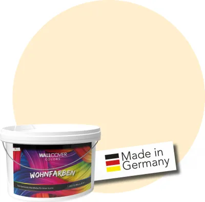 Produktbild von WALLCOVER Wandfarbe Gelb Hochdeckend Klasse 1 Matt 2,5L für 20 m²