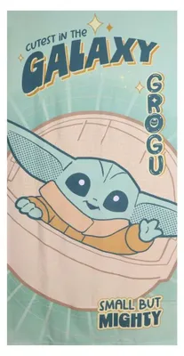 Obrázek produktu pro Star Wars: The Mandalorian – plážová osuška Grogu z mikrovlákna