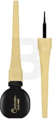 Produktbild von Eveline Celebrities Eyeliner Flüssige Eyeliner Black 3 ml