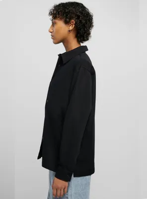 Produktbild von Urban Classics - Damen Oversized Twill Hemd - BLACK - S