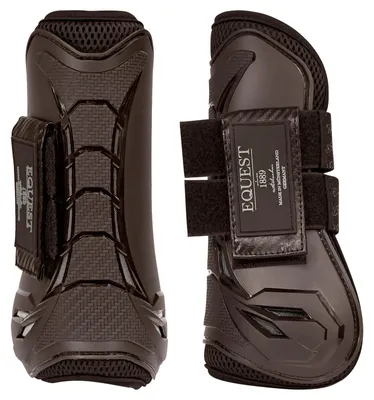 Produktbild von EQuest Xpert Gamaschen, 2er Set, Mocha, M - Schutz für das Pferdebein
