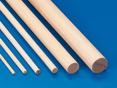 Produktbild von Krick Holz-Rundstab hell  2 mm