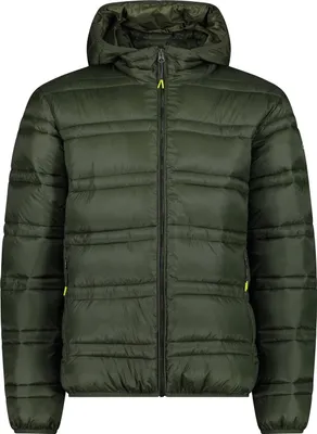 Produktbild von Cmp Man Jacket Snaps Hood Oil Green Oil Green 54