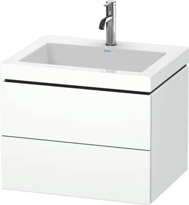 Produktbild von Duravit Duravit Waschtischunterbau L-CUBE WT Vero Air 500x600x480mm 1 HL we ma