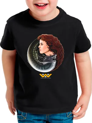 Produktbild von style3 Ellen Ripley Kinder T-Shirt xenomorph alien ridley scott movie