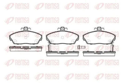 Produktbild von REMSA Bremsbeläge Satz Vorne Bremsklötze für HONDA CIVIC VIII Hatchback (FN, FK) 0337.02