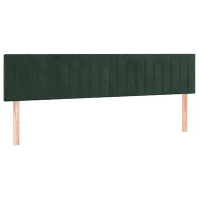 Obrázek produktu pro Čela postele tmavě zelená 160x5x78/88 cm samet