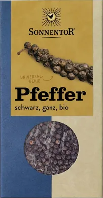 Produktbild von Sonnentor Pfeffer schwarz (ganz) - 55g