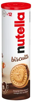Immagine prodotto di biscotti alla nutella (rotolo da 166 g)