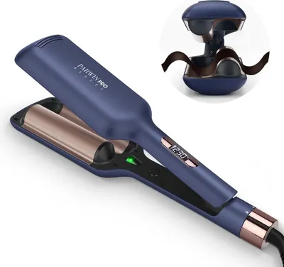 Produktbild von 2 Fässer Meerjungfrau Welleneisen für haare, 32MM Lockenstab große locken, PARWIN PRO BEAUTY -Hair Curler, Wellenstyler mit 4 Einstellbarer Temperatur