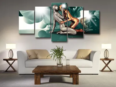 Produktbild von ABSTRAKT EROTIK Acrylglasbild Modern Wandbild Glasbilder Bilder h-A-0046-k-o