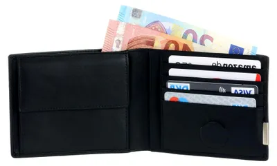 Produktbild von Herren Geldbörse aus Rindsleder mit Initialen-Gravur
