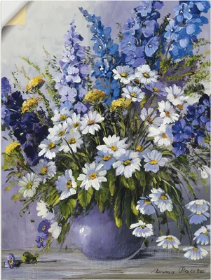 Produktbild von ARTland Wandbild, selbstklebend Rittersporn Größe: 45x60 cm