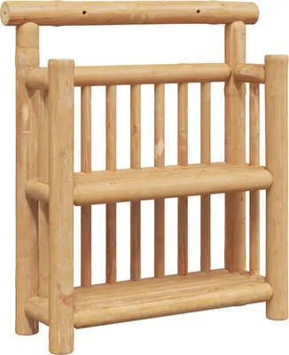 Obrázek produktu pro Nástěnná polička s policí Přírodní 40 x 13 x 44 cm bambus