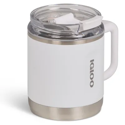 Imagen del producto de Taza de café Igloo de 440 ml (15 oz), color blanco: Color: Blanco