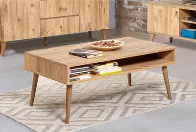 Image de Skye Decor, Viva - 200, tables basses, pin atlantique, 110 x 45 x 60 cm
