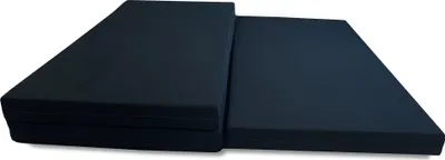 Produktbild von Alanpur Faltmatratze 120x195x8cm mit schwarzen Bezug Kaltschaum Allergiker geeignet