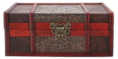 Zdjęcie produktu dla Szkatułka drewniana vintage do biżuterii prezent dla kobiety 23X16CM
