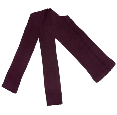 Produktbild von Kinder Leggings aus Baumwolle Einfarbig Rippe 1:1 Bordo Größe 110-116