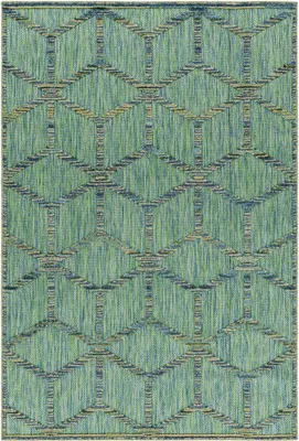 Produktbild von Outdoor Teppich Beatrice Läufer, Farbe: Grün, Größe:80x250 cm