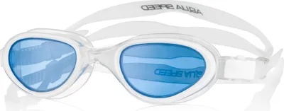Produktbild von AQUA SPEED Schwimmbrille X-Pro weiß/blau Taucherbrille