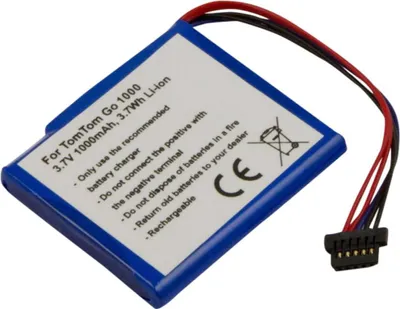 Obrázok produktu pre Avizar, TomTom GO 1000 náhradná batéria 3,7 V 1000 mAh Li-Ion, modrá