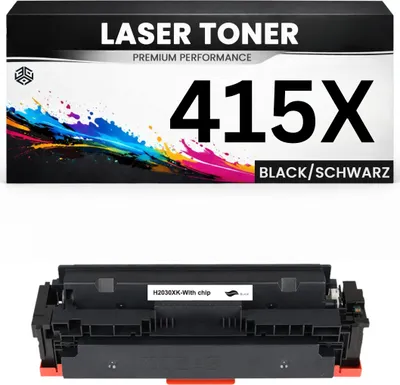 Produktbild von XXL Toner kompatibel für HP W2030X(415X) Color LaserJet M454 M454dn/M454dw.HP Color LaserJet Pro MFP M479 M479dw/M479dn/M479fdw. in Schwarz