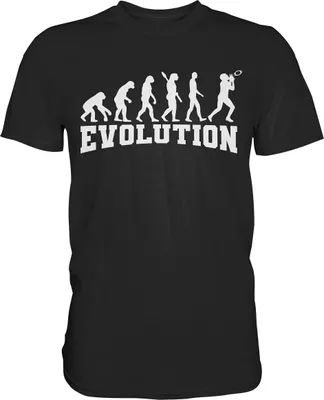 Produktbild von American Football Evolution T-Shirt – Black / S