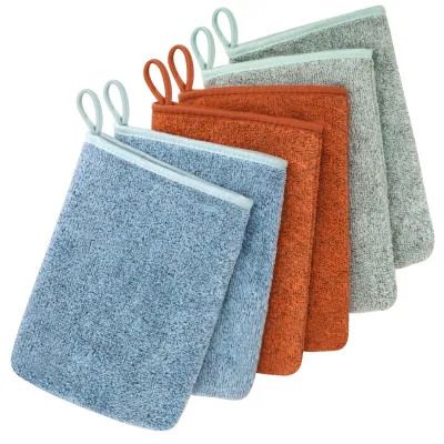 Productafbeelding van Waslappen - Absorberende washandjes - 15x21 cm - 6 stuks
