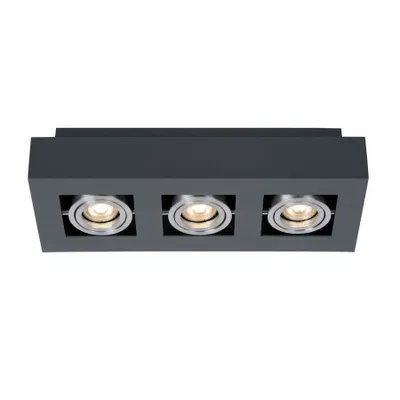 Imagen del producto de Casemiro IT8002S3-BK/AL, lámpara de techo Italux