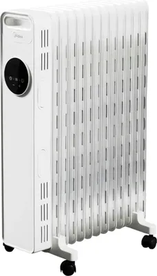 Produktbild von Midea NY2513-22MR, Öl-Heizlüfter, Öl, 24 h, Drinnen, Flur, Weiß