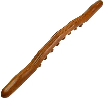 Produktbild von Massagegerät Holz, 31 Perlen Massage Roller Stick, Guasha Holz Tool für Nacken und Körper, Entspannendes Muskelmassagegerät, Handmassage Roller