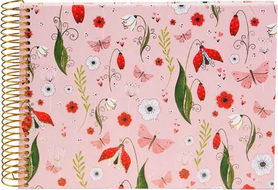 Produktbild von Goldbuch Spiralalbum Secret Garden pink 23x17 cm
