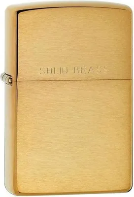 Produktbild von ZIPPO 23001 Massiv-Messing-Feuerzeug