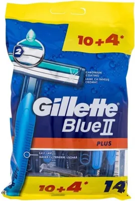 Produktbild von MenŽs disposable razors Gillette Blue 2 Plus 10 + 4 pcs
