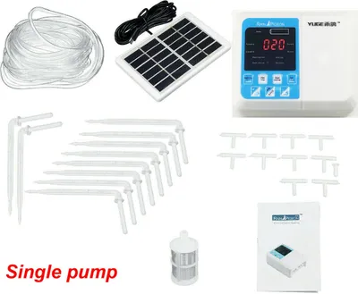 Produktbild von Solar Automatisch Pflanzen Bewässerung Bewässerungssystem Tropf Bewässerungset Zeitgesteuertes automatisches Tropfbewässerungsset