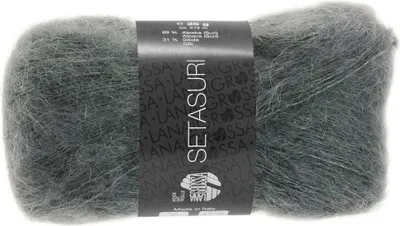 Produktbild von Lana Grossa Setasuri 018 Anthrazit 25g