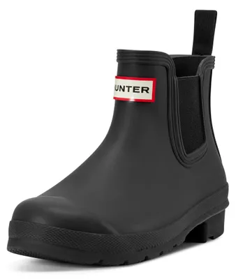 Produktbild von Hunter Damen original Chelsea Bootsschuh, Schwarz