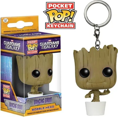 Produktbild von POP! Schlüsselanhänger Marvel - Dancing Groot, Spielfigur