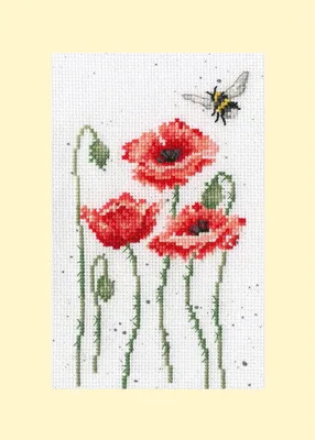 Zdjęcie produktu dla Zestaw do haftu krzyżykowego Bothy Threads "Pomyśl o mnie", wzór do liczenia, XGC39, 10x16cm