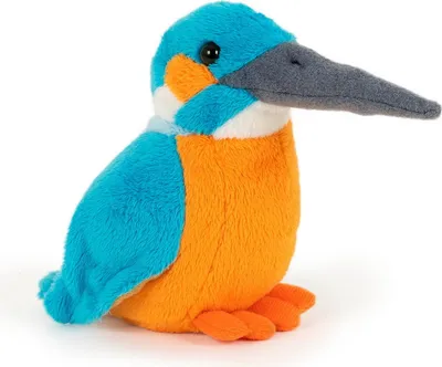 Produktbild von Plüschtier Eisvogel 11 cm, Stofftiere Kuscheltiere Vogel Vögel Eisvögel