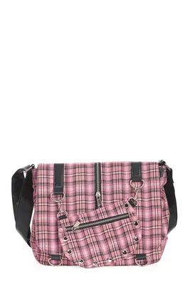 Produktbild von Banned Alternative Schultertasche - Twice The Action Rosa