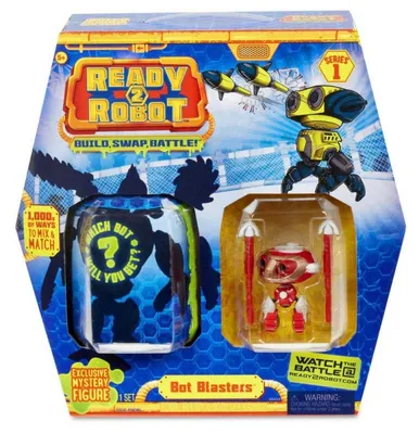 Obrázok produktu pre Ready2Robot Bot Blasters - Style 2, 5 rok / roky, Viacfarebný, 1 kusov